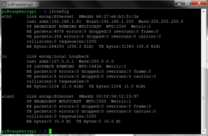 Adresse IP - ifconfig