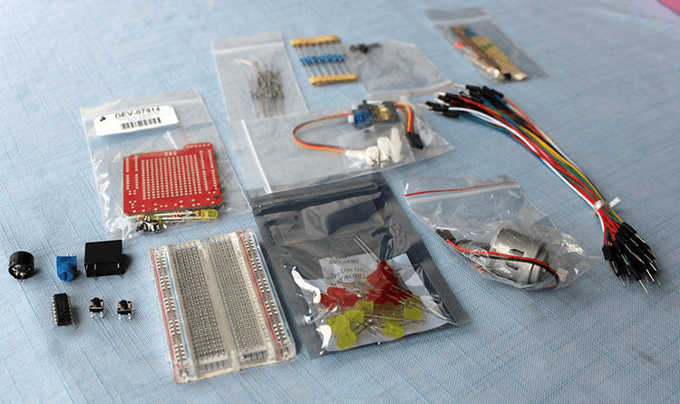 Matériel du Kit Inventeur Arduberry