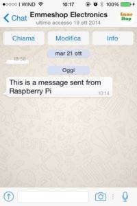 whatsapp raspberry pi