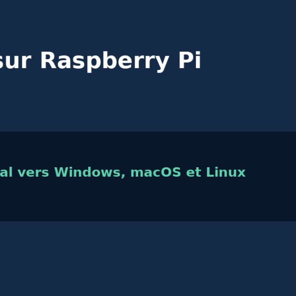 Schéma de partage Samba avec un Raspberry Pi